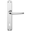 Ghidini MANIGLIA MILENA OTTONE CRO SAT PLACCA 8x90 [GHIDINI ]