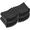 KOMBIUDA 4 pezzi Piedini per Scaletta in Gomma Antiscivolo Copertura Protettiva Resistente all Usura per Piedi Scala Accessori Sicurezza per Interni ed Esterni Tappi Salvapavimento