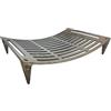 LUNA WAY CAST IRON - Portalegna per Camino | Ghisa Robusta e Duratura | Design Moderno e Funzionale | Migliora il Tiraggio e la Combustione | Brucialegna 64 x 45 x 15h cm 100% GHISA