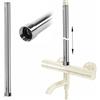 Rea - Prolunga Per Set Vasca/Doccia Chrom 50cm Tubo Per Braccio Di Prolunga Per Soffione Doccia (Cromo) 2,5 X 2,5 X 51,5 cm