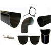 FT Metalli - Kit Grondaia Tonda - Accessori di Montaggio - Lamiera TDM - l'Installazione delle Grondaie e Assicura un Flusso d'Acqua Piovana Corretto - 4 m. Sviluppo 30