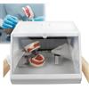 Generico Aspiratore di polvere for sabbiatrice da laboratorio, cabina di sabbiatura modulare, sabbiatrice dotata di doppio sistema di aspirazione e 6 lampade a LED, ampia finestra for la rimozione della polver