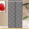 HUAXIQUE Tenda termica magnetica per port Magnetica Tenda Isolante Termico per Porte solamento acustico anti freddo si Chiude da Sola per porte balcone porta esterna soggiorn 95x215cm Grigio