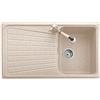 Plados Spazio 86.10 - Lavello a 1 ciotole, 340 x 430 mm, 20 cm, 860 x 500 x 0 mm