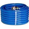 FITT AIR HOSE KIT 9 mm x 10 m - Tubo Aria Compressa Flessibile con Raccordi e Attacco rapido; Made in Italy; in PVC con rinforzo in poliestere; Pressione di scoppio 60 bar; Resiste da -20° a +60°C