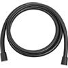 METAFORM Tubo Flessibile Doccia o Vasca Nero Opaco in PVC Mod. Flex Black