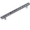 SYDARSYN 2 pezzi Pomelli di Cristallo Stile Europeo Porte dei Mobili Tirare Maniglia Cucina Armadi Cassetti Armadietti Credenza Strass Trasparenti Maniglie per Mobili 128mm