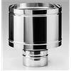 DIELLE COMIGNOLO ANTIVENTO TERMINALE ACCIAIO INOX 304 DIAM.80 PER STUFE CAMINI