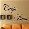 PAWANG Personaggi In Pvc Carpe Diem Wall Sticker Decalcomanie Decorazioni Per La Casa Decorazione Rimovibile Nero 60 * 14 Cm