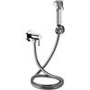 Remer - Shut off - Set Relax con Doccia a Pulsante, Flessibile, Rubinetto e Supporto Lux. - 332REZ