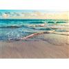 Runa Art Carta da parati fotografica Sea Beach 352 x 250 cm Vello Sfondo Murale XXL Moderne Decorazione Soggiorno Camera De Letto Sala Ufficio blu Orage 9405011a