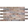 Grace Baltic pannelli da parete 3D di ottima qualità, rivestimento da parete in PVC, adesivo da parete elastico, spessore 1 mm (10, Terracotta)
