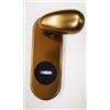 SECUREMME KIT RIVA SECUREMME PLACCA+MANIGLIA A FORMA DI UOVO IN ALLUMINIO BRONZATO F4 SINGOLA PER PORTA BLINDATA Q8 FORO DOPPIA MAPPA PZ 1