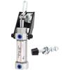 Brrnoo Morsetto Pneumatico Professionale, Cilindro con Carico Massimo 50 kg per Fissaggio Rapido e Serraggio Sicuro