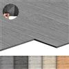 LZQ - Pavimento in PVC autoadesivo con effetto legno, 54 piastrelle in vinile, 7,53 m², per pavimenti in piastrelle, resistenti all'usura, impermeabili, per soggiorno e cucina, rovere grigio
