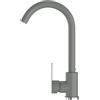 Granitan Rubinetto da cucina PRESTIGE - Rubinetto per lavello con beccuccio girevole a 360° - Rubinetto ad alta pressione - Miscelatore per cucina con testa in ceramica - Kitchen Tap - Grigio