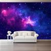 Generic Carta da parati Cielo stellato Universo Romantico Fotomurali in TNT Murale alla moda Decorazione da Muro 200 x 140 cm Poster Gigante Design Carta per Colore freddo viola-blu