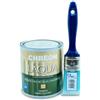 Chreon Laqua Smalto all'Acqua Universale Rapida Essiccazione + Pennello Waga Paint 40mm, Bianco Lucido (750ML)
