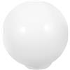 Ciieeo Copertura per Lampada Globo in Acrilico Bianco Sferico, Facile da Installare e Leggera, per Lampade da Esterno e Aree Verdi