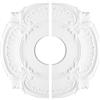 Generico Medaglione A Soffitto Diviso - Anello Per Tettoia Per Ventilatore Da Soffitto, Disco Di Copertura Architettonico | Accessorio Per Migliorare La Rosetta Decorativa Con Staccabile Per L'aggio