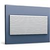 Orac Decor Orac 3D Rivestimento murale WX205 TRACK 200 cm x 1,3 cm x 25 cm Polistirene estruso (HDPS) primerizzato