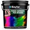 Bayfar, Gruppo Sammarro Fondo per pareti primer murale bianco coprente per pittura e decorativi - Bayfar (1 Litro)