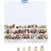 01 Set di inserti filettati, dadi per rivetti di fissaggio 165PCS Dadi per rivetti multiuso per automobili per decorazioni per mobili