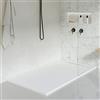 KOES - Piatto Doccia in Resina Serie LIENA - 100x110 - Bianco RAL 9003