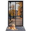 YXRS Zanzariera Magnetica Porta Finestra 100 x 300 cm Nessun Attrezzo Richiesto Zanzariera con Magneti Viene Fornito con Kit di Montaggio per Porte da Balcone/Cantine/Terrazze, Nero
