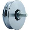 SCHARTEC Ruote scorrevoli per cancello scorrevole, profilo a U, per cancello da giardino, porta scorrevole (diametro 78 mm)