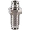 LAERNPU 1 pz PM Bulkhead Connettore a inserimento rapido Tubo flessibile dell'aria Raccordo for tubo pneumatico Giunto for tubo OD 6/8/10/12 mm(8mm)