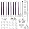 melairo Kit Connettore Striscia LED A 5 Pin, per Connessione Striscia LED RGBW da 12 Mm Include Connettore LED RGBW A 5 Pin A Forma di T