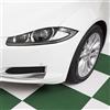 SOGI PAV-02-VE Kit piastrelle in PVC per pavimento officina, garage - 50x50 cm - 1 mq - 10 mq - 50 mq - 100 mq - colore verde (10 mq = 40 piastrelle)