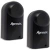 APRIMATIC ER48 - Coppia Fotocellule Universali - A infrarossi - DC 12-24V - Da Esterno - Applicazione a parete - Compatibili con qualsiasi impianto di automazione cancello - Nero
