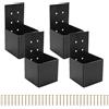 Generic Set di connettori per ringhiera per pergola dal design elegante, perfettamente adatto per adattarsi standard per pali da 10,2 x 10,2 cm (4 pezzi)