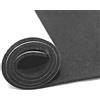 Sconosciuto EPDM, tappetino di tenuta in gomma di cellophane da 0,5 m x 0,5 m x 3 mm, autoadesivo su un lato, gomma espansa - Lunghezza x larghezza 0,5 m x spessore 3 mm