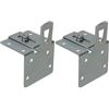 bricoleva.it Attaccaglie regolabili per fissaggio pensili - 45 x 45 mm. - 2 pz.