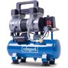 Scheppach HC08Si - Compressore ultra silenzioso, 8 bar, caldaia 6 l, 1,5 CV/1100 W, senza olio, bassa manutenzione, 162 l/min, 67,4 dB