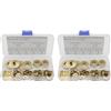 Ntcpefy Assortimento di rondelle piatte in , kit assortito di guarnizioni in rame (420 pezzi, M3-)