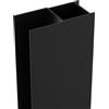Inbagno Profilo Di Compensazione195 Cm Per Box Doccia Linea Neos - Compensatore Rettangolare In Alluminio Nero