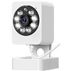 MQODLFP Telecamera Wi-Fi 1080P Tuya Smart Home Security PIR Motion Rilevamento Umani Telecamera di Sorveglianza CCTV senza fili Durevole Facile da usare
