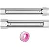Besttoolifes Chiave a tubo a doppia testa, regolabile, in acciaio, 23-27 mm, 34-40 mm, per installazione di scarico del rubinetto del lavandino (23-27 e 34-40 mm)