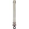 HM | Giunto Acqua Flessibile per Caldaia MF 1/2 e 3/4 Rivestito Bianco Estensibile | Lunghezze da 130 a 420 mm | Resistente Alte Temperature, Guarnizioni Incluse (MF 1/2 130x220mm)