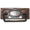 METAL STYLE Maniglia Maniglietta per Mobili Ottone Antico 100x46 mm