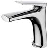 MICE COLLECTION MICE - Rubinetto monocomando per lavabo in ottone - Rubinetteria bagno lavabo per acqua calda/fredda (cromo)