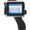 Hyuduo Stampante Portatile a Getto d'Inchiostro con Touch Screen, 12,7 mm Maglie di Stampa, Stampa a Barre, Codificatore con Sensore