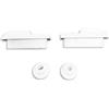 HYDRO HOME Kit paracolpi per copriwater Clodia Dolomite J273100