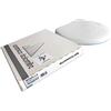 MASTERBRICO Copriwater Dolomite Serie Novella in Termoindurente Bianco, Modello con cerniere inox codice J102500