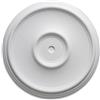 DECOSA Rosetta Elsa, bianca, 1 pezzo da Ø 35 cm - rosetta decorativa in polistirolo - rosetta da soffitto personalizzabile