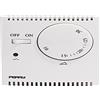 Perry 1TG TEG132 Termostato da parete ad espansione di gas color bianco con spia Led